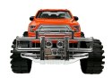 Zestaw Pojazdów Pomarańczowy Monster Truck Czerwone BMW Laweta 58 cm Zestaw Pojazdów Pomarańczowy Monster Truck Czerwone BMW Laweta 58 cm