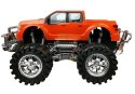 Zestaw Pojazdów Pomarańczowy Monster Truck Czerwone BMW Laweta 58 cm Zestaw Pojazdów Pomarańczowy Monster Truck Czerwone BMW Laweta 58 cm