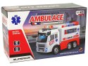 Ambulans Autko na Baterie Światło Dźwięki Ambulans Autko na Baterie Światło Dźwięki
