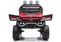 Pojazd na Akumulator Mercedes Unimog S Czerwony Lakier