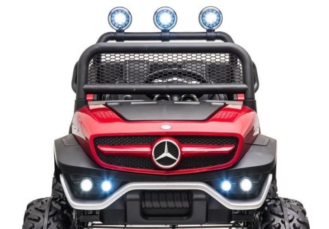 Pojazd na Akumulator Mercedes Unimog S Czerwony Lakier Pojazd na Akumulator Mercedes Unimog S Czerwony Lakier