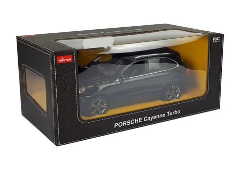 Auto R/C Porsche Cayenne Turbo Rastar 1:14 Czarne na Pilota Auto R/C Porsche Cayenne Turbo Rastar 1:14 Czarne na Pilota