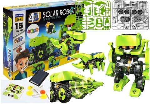 Robot Solarny 4 w 1 Tyranozaur Rex Owad Zestaw Edukacyjny Naukowy Robot Solarny 4 w 1 Tyranozaur Rex Owad Zestaw Edukacyjny Naukowy