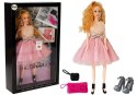 Lalka Modelka Jasnowłosa 28 cm Torebka Szpilki Lalka Modelka Jasnowłosa 28 cm Torebka Szpilki