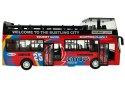 Autobus Piętrowy z Dźwiękiem 1:32 Otwierane Drzwi Czerwony Autobus Piętrowy z Dźwiękiem 1:32 Otwierane Drzwi Czerwony