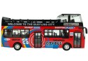 Autobus Piętrowy z Dźwiękiem 1:32 Otwierane Drzwi Czerwony Autobus Piętrowy z Dźwiękiem 1:32 Otwierane Drzwi Czerwony