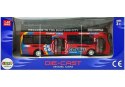 Autobus Piętrowy z Dźwiękiem 1:32 Otwierane Drzwi Czerwony Autobus Piętrowy z Dźwiękiem 1:32 Otwierane Drzwi Czerwony