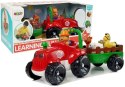 Traktor z Przyczepką, Zwierzętami Dla Niemowląt na Baterie Światła Dźwięk Traktor z Przyczepką, Zwierzętami Dla Niemowląt na Baterie Światła Dźwięk