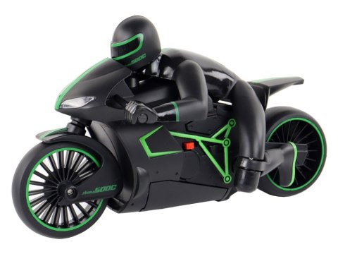Motor Ścigacz RC 20 km/h Sterowany Na Pilot Zielony Motor Ścigacz RC 20 km/h Sterowany Na Pilot Zielony