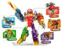 Dinobots 2w1 Dinozaur Pistolet na Strzałki Fioletowy Triceratops Tarcza Dinobots 2w1 Dinozaur Pistolet na Strzałki Fioletowy Triceratops Tarcza