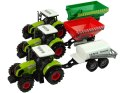 Zestaw Trzech Traktorów Naczepy Opryskiwacz Farma Ciągnik Zestaw Trzech Traktorów Naczepy Opryskiwacz Farma Ciągnik