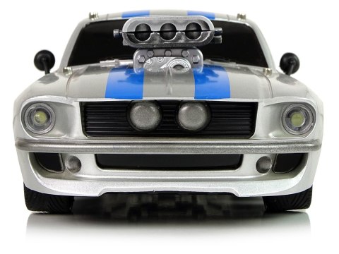 Auto Sportowe R/C 1:16 Srebrne Niebieskie Pasy Pilot Auto Sportowe R/C 1:16 Srebrne Niebieskie Pasy Pilot