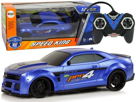 Zdalnie Sterowane Auto Sportowe 1:24 Wyścigi Niebieski Przyciemniane Szyby Zdalnie Sterowane Auto Sportowe 1:24 Wyścigi Niebieski Przyciemniane Szyby
