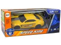 Zdalnie Sterowane Auto Sportowe 1:24 Wyścigi Żółty Przyciemniane Szyby Zdalnie Sterowane Auto Sportowe 1:24 Wyścigi Żółty Przyciemniane Szyby
