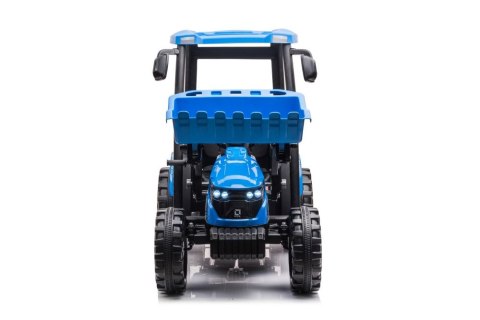 Traktor Na Akumulator Z Przyczepą Hercules Niebieski 24V Traktor Na Akumulator Z Przyczepą Hercules Niebieski 24V