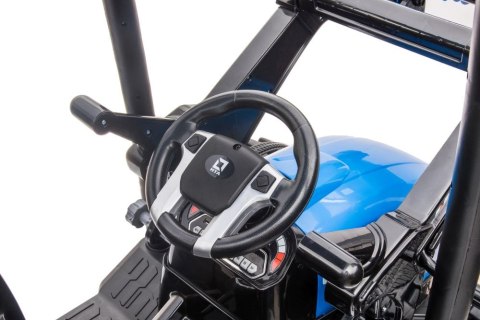 Traktor Na Akumulator Z Przyczepą Hercules Niebieski 24V Traktor Na Akumulator Z Przyczepą Hercules Niebieski 24V
