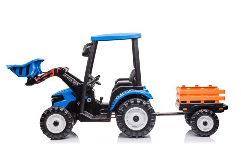 Traktor Na Akumulator Z Przyczepą Hercules Niebieski 24V Traktor Na Akumulator Z Przyczepą Hercules Niebieski 24V