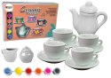 Zestaw Do Herbaty DIY Farby Malowanie Porcelana Zestaw Do Herbaty DIY Farby Malowanie Porcelana