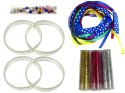 Zestaw Do Robienia Bransoletek DIY Brokat Wstążki Zestaw Do Robienia Bransoletek DIY Brokat Wstążki