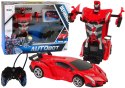 Auto Robot Transformer 2w1 Pilot R/C Zdalnie sterowane Czerwony Auto Robot Transformer 2w1 Pilot R/C Zdalnie sterowane Czerwony