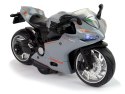 Motocykl Sportowy Szary Pomarańczowe Pasy 1:12 Napęd Pull-Back Dźwięk Światła Motocykl Sportowy Szary Pomarańczowe Pasy 1:12 Napęd Pull-Back Dźwięk Światła