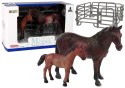 Zestaw 2 Figurek Konie Zagroda Figurka Koń Źrebak Zestaw 2 Figurek Konie Zagroda Figurka Koń Źrebak