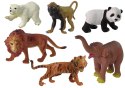 Zestaw 6 Figurek Dzikie Zwierzęta Safari Figurka Tygrys Małpa Lew Zestaw 6 Figurek Dzikie Zwierzęta Safari Figurka Tygrys Małpa Lew