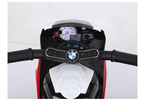 Motor na akumulator BMW S1000RR Trójkołowy Czerwony Motor na akumulator BMW S1000RR Trójkołowy Czerwony