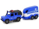 Auto Terenowe Transporter Policja Do Rozkręcania DIY Koń Auto Terenowe Transporter Policja Do Rozkręcania DIY Koń