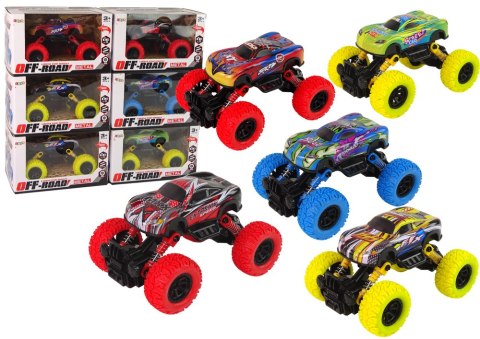 Auto Monster Truck Amortyzatory Gumowe Opony Metal Kolory Auto Monster Truck Amortyzatory Gumowe Opony Metal Kolory