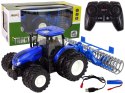 Traktor Zdalnie Sterowany 1:24 Niebieski Agregat Talerzowy Metal Traktor Zdalnie Sterowany 1:24 Niebieski Agregat Talerzowy Metal