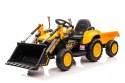 Traktor Na Akumulator Z łyżką BW-X002A Żółty Traktor Na Akumulator Z łyżką BW-X002A Żółty