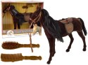 Figurka Konia Brązowy Akcesoria Do Czesania Figurka Konia Brązowy Akcesoria Do Czesania