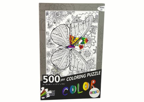 Puzzle Do Kolorowania 500 Elementów Motyl Puzzle Do Kolorowania 500 Elementów Motyl