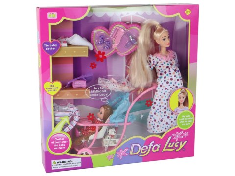 Lalka Lucy W Ciąży Zestaw Akcesoria XXL Lalka Lucy W Ciąży Zestaw Akcesoria XXL