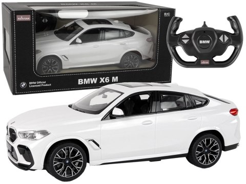 Auto R/C Bmw X6 M 1:14 Rastar Białe Auto R/C Bmw X6 M 1:14 Rastar Białe