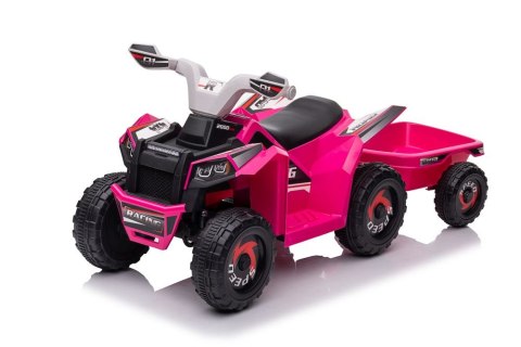 Quad Na Akumulator XMX630T Różowy Z Przyczepą Quad Na Akumulator XMX630T Różowy Z Przyczepą