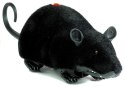 Mysz Zdalnie Sterowana Pilotem R/C Na Kółkach Duża Czarna Mysz Zdalnie Sterowana Pilotem R/C Na Kółkach Duża Czarna