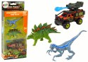 Dinozaury Figurki Zestaw Auto Rakieta Niebieski Dinozaury Figurki Zestaw Auto Rakieta Niebieski