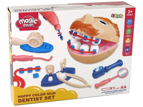 Zestaw Ciastolina Dentysta Akcesoria 10 Kolorów Zestaw Ciastolina Dentysta Akcesoria 10 Kolorów