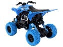 Pojazd Terenowy Pchacz Quad XC Gumowe Koła Niebieski Pojazd Terenowy Pchacz Quad XC Gumowe Koła Niebieski