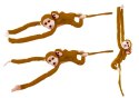 Maskotka Pluszowa Małpka z Dzieckiem Ciemno Brązowa 70 cm Maskotka Pluszowa Małpka z Dzieckiem Ciemno Brązowa 70 cm