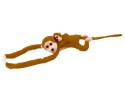 Maskotka Pluszowa Małpka z Dzieckiem Ciemno Brązowa 70 cm Maskotka Pluszowa Małpka z Dzieckiem Ciemno Brązowa 70 cm
