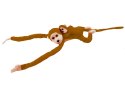 Maskotka Pluszowa Małpka z Dzieckiem Ciemno Brązowa 70 cm Maskotka Pluszowa Małpka z Dzieckiem Ciemno Brązowa 70 cm