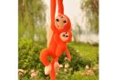 Maskotka Pluszowa Małpka z Dzieckiem Pomarańczowa 90 cm Maskotka Pluszowa Małpka z Dzieckiem Pomarańczowa 90 cm