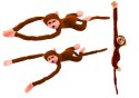 Maskotka Pluszowa Małpka z Dźwiękiem Ciemno Brązowa 60 cm Maskotka Pluszowa Małpka z Dźwiękiem Ciemno Brązowa 60 cm