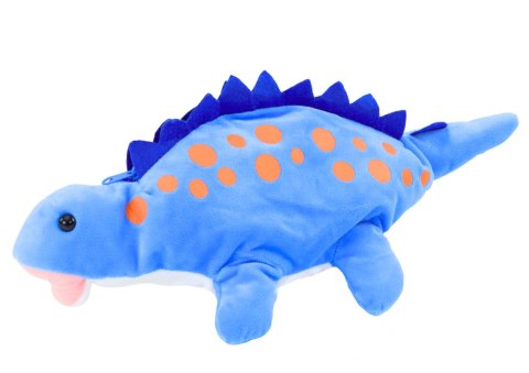 Pluszowy Dinozaur Piórnik Schowek Zawieszka Niebieski Pluszowy Dinozaur Piórnik Schowek Zawieszka Niebieski
