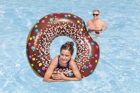 Koło Do Pływania Donut Pączek Brązowy 107 cm Bestway 36118 Koło Do Pływania Donut Pączek Brązowy 107 cm Bestway 36118