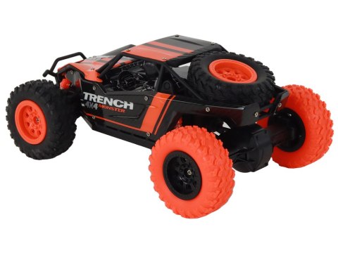 Autko Terenowe Zdalnie Sterowane R/C 1:24 Pomarańczowe Autko Terenowe Zdalnie Sterowane R/C 1:24 Pomarańczowe