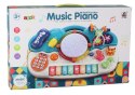 Organki Pianinko Edukacyjne Muzyczne Bębenek Dźwięki Światła Organki Pianinko Edukacyjne Muzyczne Bębenek Dźwięki Światła